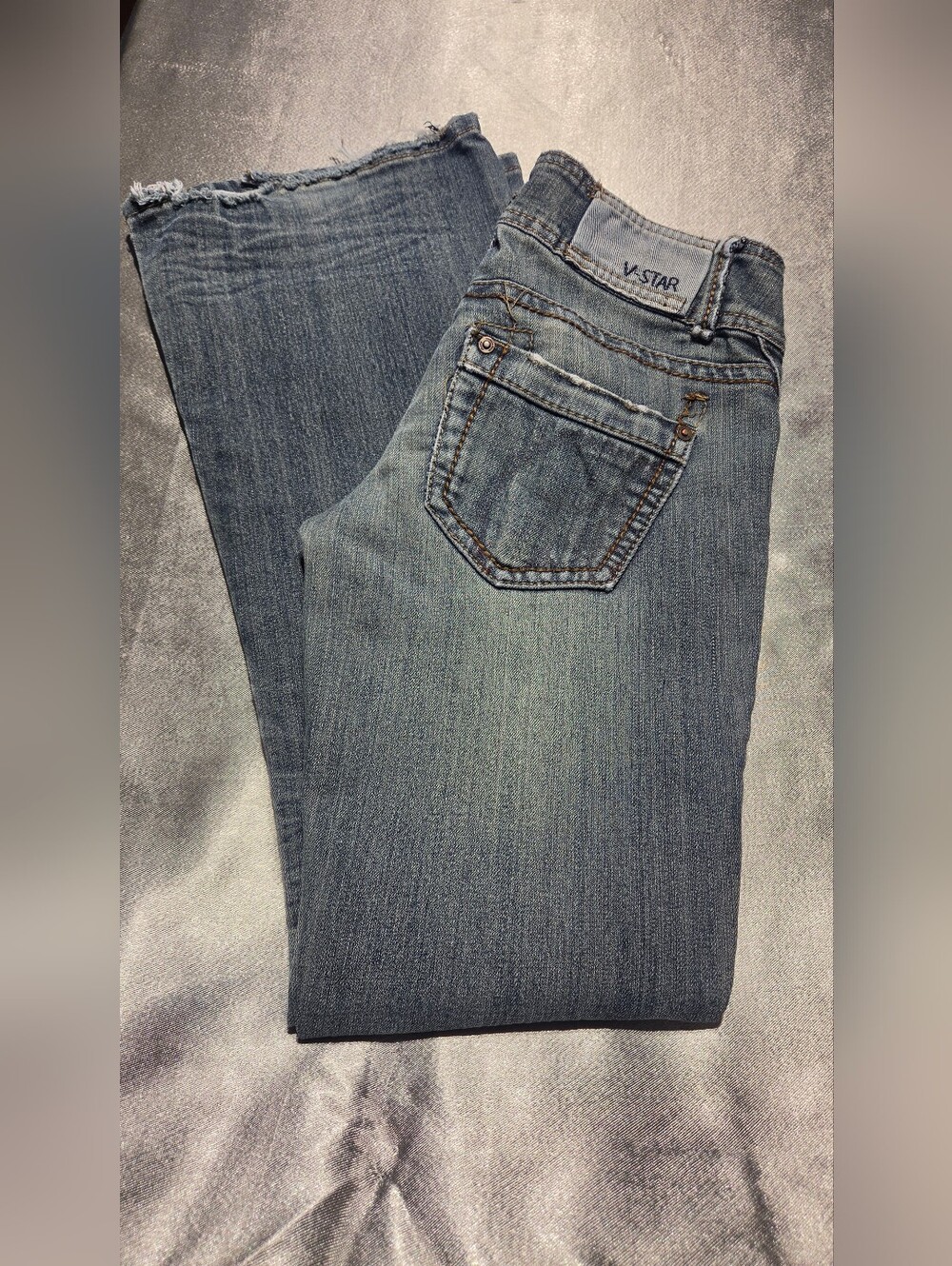 V-Star Vanilla Star Jeans 7 Size 7 Light Wash Denim Jeans
